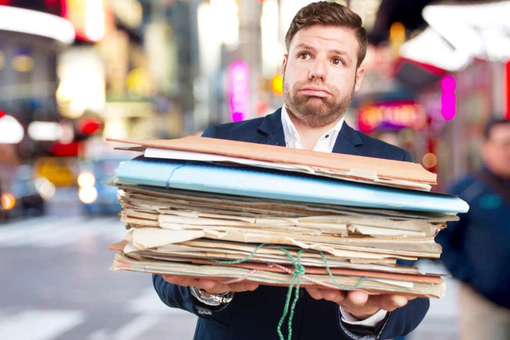 Illustration de la gestion des documents administratifs